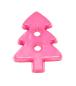 Mobile Preview: Kids button as a Christmas tree in pink 17 mm 0,67 inch